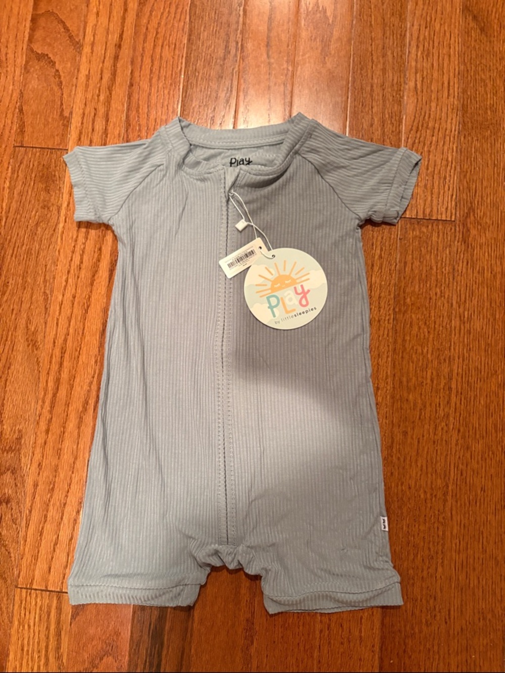 Little Sleepies Play Shorty Zipper Romper
